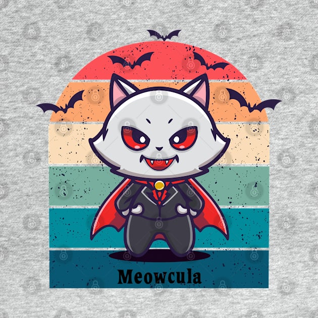 Meowcula cute vampire cat by KENG 51